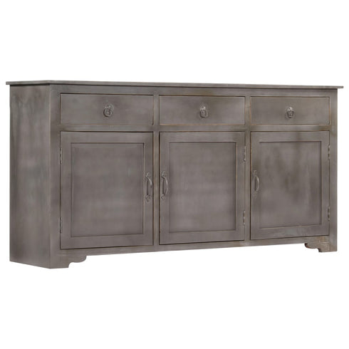 Rustika Rowe -  Sideboard Grey 160x40x80 cm Solid Mango Wood